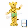 Adult Size Little Yellow Leopard Mascot Costume
