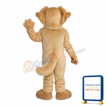 Well-behaved Light Brown Dog Mascot Costume