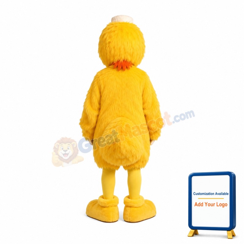 Basic Furry Yellow Duck Mascot Costume