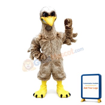 Long Fur Vicious Vulture Mascot Costume