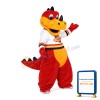 Brown & Orange Little Dinosaur Mascot Costume
