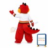 Brown & Orange Little Dinosaur Mascot Costume