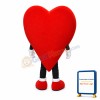 Cartoon Red Love Heart Mascot Costume