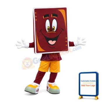 Chocolate Square Head Doll Mascot Costume