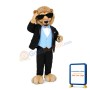 Handsome Cool Lion With Sunglasses Mascot Costume