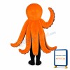 Cute Cartoon Orange Octopus Mascot Costume