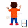Naughty Freckled Little Boy Mascot Costume