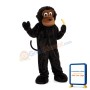 Smart Chimpanzee Holding Banana Mascot Costume