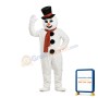 Tall Snowman Mascot Costume For Christmas Party