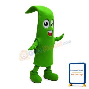 Cartoon Green Aloe Mascot Costume