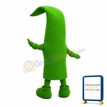 Cartoon Green Aloe Mascot Costume