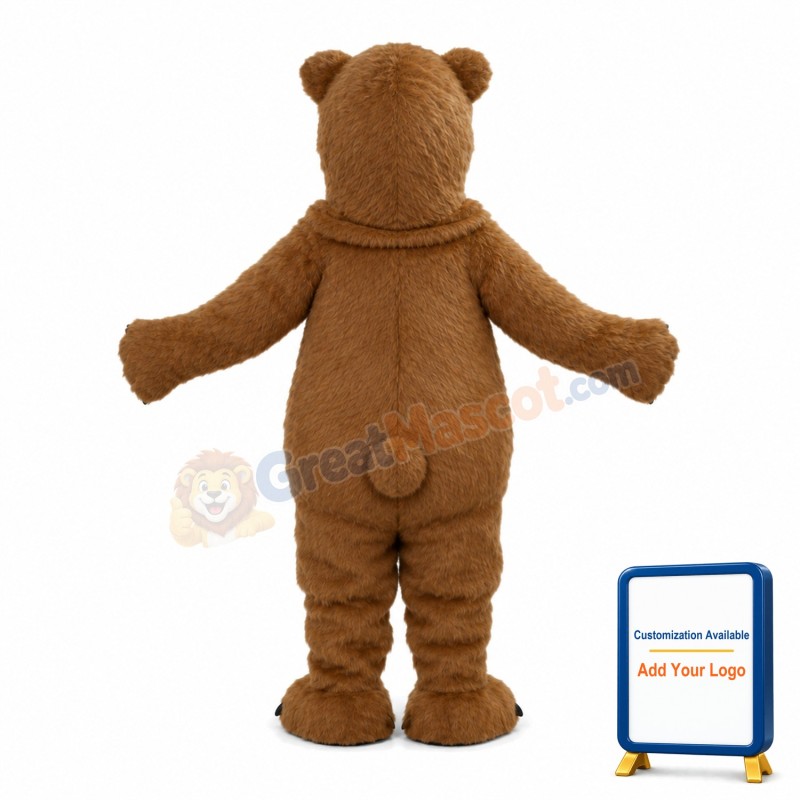 Light Brown Polar Bear Mascot Costume