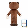 Lovable Smiling Bear Mascot Costume