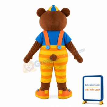 Lovely Brown Bear Baby Mascot Costume
