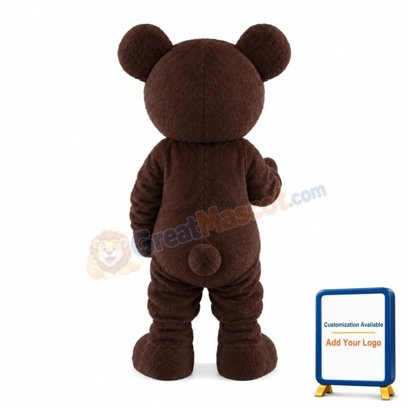 Classic Brown Bear Mascot Costume