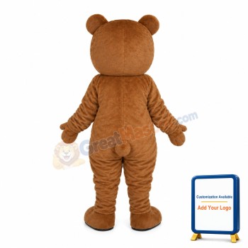 Spreading Hands Bear Mascot Costume