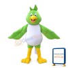 Unisex Emerald Bird Mascot Costume