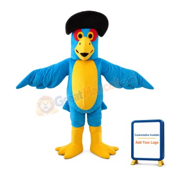 Lifesome Blue & Yellow Bird Mascot Costume