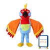Colorful Bird With Orange Wings Mascot Costume