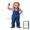 Horrifying Child With Red Blood On Face Mascot Costume