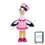Beautiful Bird With Pink Hat Mascot Costume