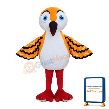 Big Blue Eyes Little Bird Mascot Costume