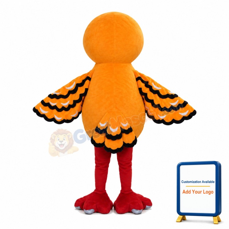 Big Blue Eyes Little Bird Mascot Costume