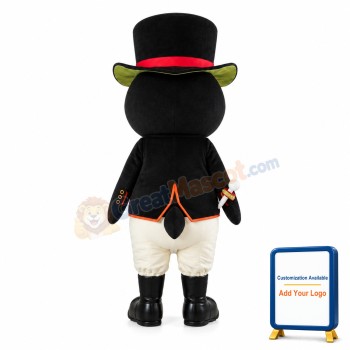 Big Eyes Knight Penguin Mascot Costume