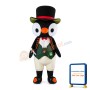 Big Eyes Knight Penguin Mascot Costume