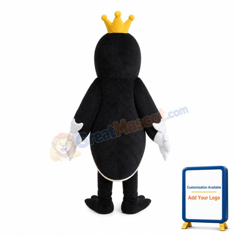 Black Crown Woodpecker Mascot Costume