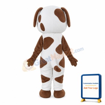 Brown & White Dalmatians Mascot Costume