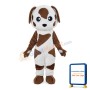 Brown & White Dalmatians Mascot Costume