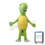 Tall Slim Green Dinosaur Baby Mascot Costume