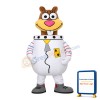 Groundhog Robot With Protruding Teeth Mascot Costume