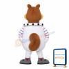 Groundhog Robot With Protruding Teeth Mascot Costume