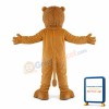 Roaring Brown Lion Mascot Costume