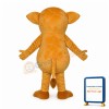 Very Big Eyes Little Yellow Dog Mascot Costume