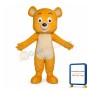 Cartoon Yellow Little Bear Mascot Costume