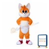 Blue Eyes Orange Fox Mascot Costume