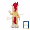 Lovely Blue Eyes Pony Mascot Costume