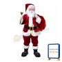 Santa Claus Carrying Gift Bag Mascot Costume