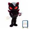 Red Eyes Black Doll With Wings Mascot Costume