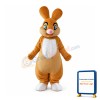 Big Rabbit With White Chest Hair Mascot Costume