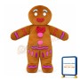 Gingerbread Man Mascot Costume For Christmas Event