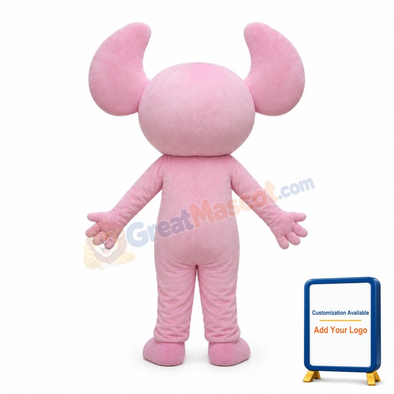 Bright Eyes Pink Koala Mascot Costume