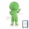 Greeting Cartoon Green Dinosaur Mascot Costume