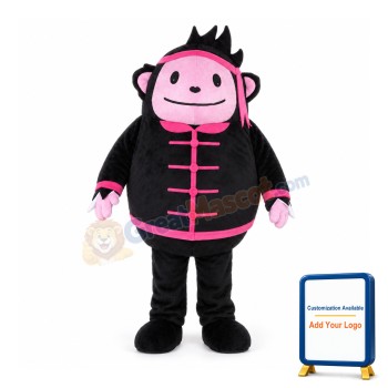 Strong Fat Black Monkey Mascot Costume