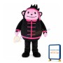 Strong Fat Black Monkey Mascot Costume