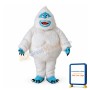 White Fur Ape Monkey Mascot Costume