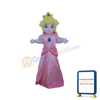 Majestic Queen Wearing Crown Mascot Costume